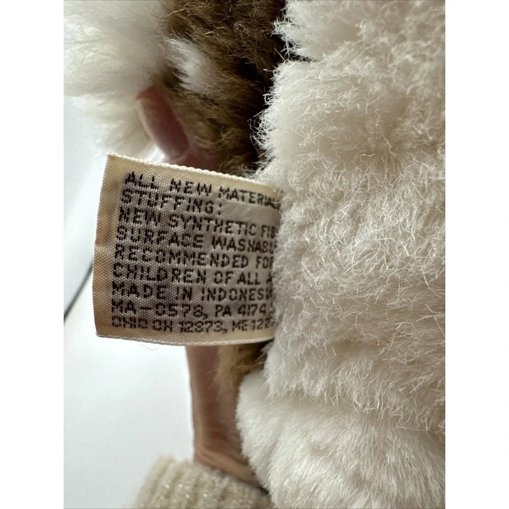 Vintage Cascade Toy‎ Rabbit Hand Puppet Brown White Plush Bunny Stuffed Animal